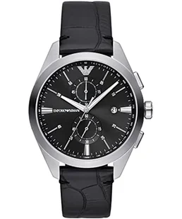 Zegarek Zegarek Emporio Armani Claudio AR11542 Black - Zegarki męskie - miniaturka - grafika 2