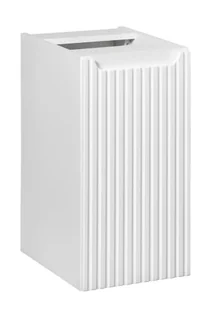 Biała ryflowana szafka wisząca do łazienki A4-D60 - Szafki łazienkowe - miniaturka - grafika 1