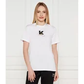 Koszulki i topy damskie - Karl Lagerfeld T-shirt Karl Lagerfeld x Disney | Regular Fit - miniaturka - grafika 1