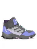 Buty trekkingowe dziecięce - adidas Trekkingi Terrex Ax4r Mid JP9994 Fioletowy - miniaturka - grafika 1