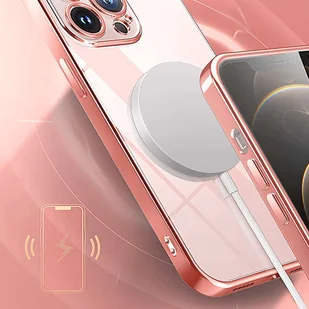 Etui Alogy TPU Luxury Case z osłonką na aparat do Apple iPhone 12 Pro różowo-przezroczyste - Etui i futerały do telefonów - miniaturka - grafika 6