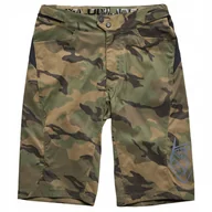 Spodenki rowerowe - Spodenki rowerowe Troy Lee Designs Flowline Spray Camo Army r. 32 - miniaturka - grafika 1