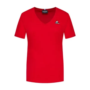 Koszulki sportowe damskie - Le Coq Sportif T-Shirt 2210512 Czerwony Regular Fit - grafika 1