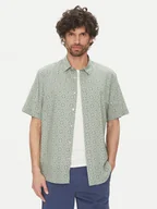 Koszule męskie - Selected Homme Koszula New Linen 16079053 Zielony Regular Fit - miniaturka - grafika 1