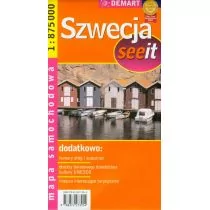 Demart Szwecja see it mapa 1:875 000 Demart - Atlasy i mapy - miniaturka - grafika 1