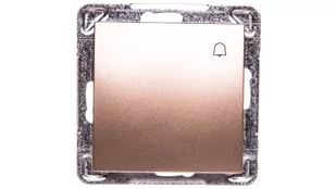 Ospel Impresja złoty łącznik dzwonkowy ŁP-6Y/m/28 ŁP-6Y/m/28 - Wyłączniki światła i elektryczne Ospel Impresja złoty łącznik dzwonkowy ŁP-6Y/m/28 ŁP-6Y/m/28 - Wyłączniki światła i elektryczne - miniaturka - grafika 1