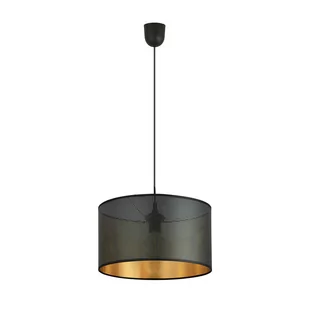 Emibig ASTON 1 BLACK/GOLD 1148/1 lampa wisząca regulowana abażur dużo światła 1148/1 - Lampy sufitowe - miniaturka - grafika 2