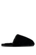 Kapcie damskie - HUGO Kapcie damskie Cozy_sild_dla dzieci, czarny (Black1), 37 eu - miniaturka - grafika 1