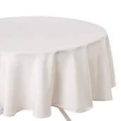 Obrusy i serwetki - Atmosphera Créateur d'intérieur Atmosphera Créateur dintérieur Plamoodporny obrus okrągły kolor kości słoniowej 180 cm B00B6BZ9KS - miniaturka - grafika 1