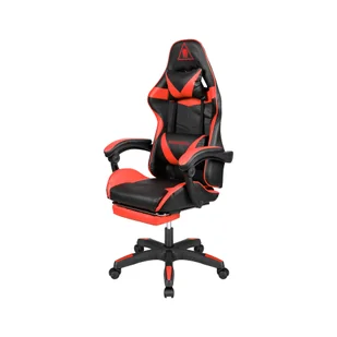 Fotel gamingowy Kruger&Matz GX-150 Czarno-czerwony - Fotele gamingowe - miniaturka - grafika 1