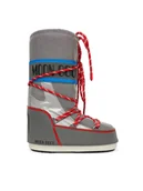 Buty dla dziewczynek - Moon Boot Śniegowce Mb Icon Space Racing 80D1403030 Szary - miniaturka - grafika 1