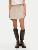 Spodenki damskie - Vero Moda Spódnico-szorty Melina 10332054 Beżowy Loose Fit - miniaturka - grafika 1