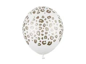 Balony i akcesoria - PartyDeco Balony 30 cm, Cętki, Pastel Pure White (1 op. / 50 szt.) SB14P-301-008 [15348211] - miniaturka - grafika 1