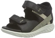 Buty dla chłopców - ECCO Sandały chłopięce Sp.1 Lite Infant Flat Sandal, czarny - czarny Black - 19 EU - miniaturka - grafika 1