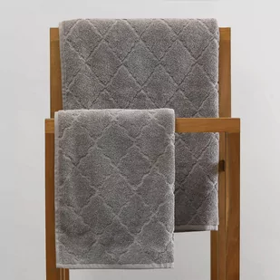 Ręcznik SAMINE łazienkowy SZARY 50x90 cm HOMLA - Ręczniki - miniaturka - grafika 1