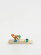 Buty dla chłopców - Reserved - Kolorowe sandały na rzepy - wielobarwny - miniaturka - grafika 1