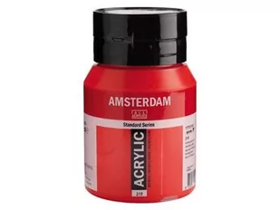 Talens Amsterdam, farba akrylowa, 1000 ml, Czerwień pyrolowa - Przybory szkolne - miniaturka - grafika 2