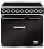 Kuchenki elektryczne - Kuchnia z płytą indukcyjną FALCON Deluxe 90 Czarny chrom - miniaturka - grafika 1