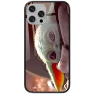 Etui i futerały do telefonów - ERT GROUP etui na telefon Apple Iphone 11 PRO MAX, case oryginalny i oficjalnie licencjonowany przez Star Wars, wzór Baby Yoda 021, wykonany z hartowanego szkła, optymalnie dopasowany, etui ochronne - miniaturka - grafika 1