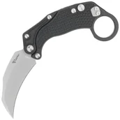 Noże - Nóż grawitacyjny Reate EXO-K Gravity Karambit Black Aluminium, Stonewashed N690 - miniaturka - grafika 1