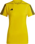 Koszulki i topy damskie - Koszulka damska adidas Tiro 23 League Jersey żółta HR4614 S - miniaturka - grafika 1