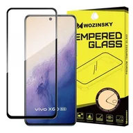 Szkła hartowane na telefon - Wozinsky super wytrzymałe szkło hartowane Full Glue na cały ekran z ramką Case Friendly Vivo X60 czarny - miniaturka - grafika 1