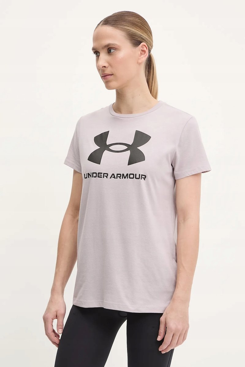 KOSZULKA DAMSKA T-SHIRT DAMSKI SPORTOWY UNDER ARMOUR Rival Logo SS XXL