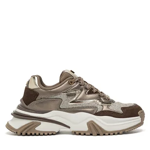 Sneakersy MEXX MI001009743W Złoty - Sneakersy damskie - miniaturka - grafika 1