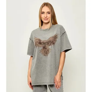 Just Cavalli T-shirt Oversize fit - Koszulki i topy damskie - miniaturka - grafika 1