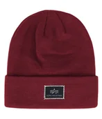 Czapki damskie - Czapka zimowa ALPHA INDUSTRIES X-FIT bordowa 168905 184 - miniaturka - grafika 1