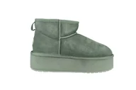 Śniegowce damskie - Buty EMU AUSTRALIA Śniegowce Stinger Micro Flatform 13082 CHAR 38 - miniaturka - grafika 1
