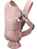 Zestawy naczyń dla dzieci - BABYBJORN MINI Woven – nosidełko, Zgaszony Róż - miniaturka - grafika 1