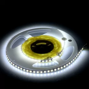Taśma LED 12V IP20 bez silikonu 72W b.zimna 6000K 800lm/m szerokość 10mm diody 5050 rolka 5m ECOLIGHT (60) - Taśmy LED - miniaturka - grafika 1