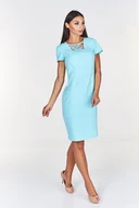 Sukienki - Sukienka FSU875 MIĘTOWY - Fokus - miniaturka - grafika 1