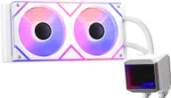 Chłodzenie wodne - WAK XPG LEVANTE II 240 2*120mm ARGB Fan weiß retail - miniaturka - grafika 1