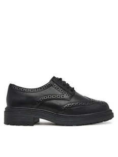Clarks Oxfordy Orinoco3 Derby 26183170 Czarny - Półbuty damskie - miniaturka - grafika 1