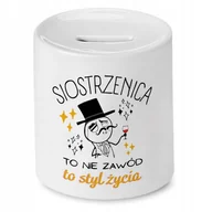 Kubki - Kubek Czarny Dla Skarbnika Strzeli Sobie Kawkę z Nadrukiem ze Zdjęciem + Opakowanie na prezent (wzór 01) - miniaturka - grafika 1