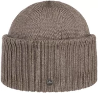 Czapki damskie - Czapka z Merynosów z Mankietem by Lierys, brązowo-zielony, One Size - miniaturka - grafika 1