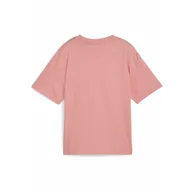 Odzież sportowa dziecięca - Młodzieżowa koszulka Essentials Boxy PUMA Pink Fruit - miniaturka - grafika 1