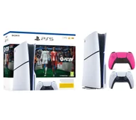 Konsole Playstation - Sony PlayStation 5 Slim E Chassis (PS5 1TB z napędem EA SPORTS FC 26 Bundle + Dodatkowy Pad Różowy - miniaturka - grafika 1