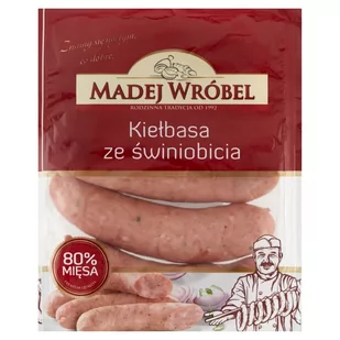 Madej Wróbel Kiełbasa ze świniobicia 0,5 kg - Kiełbasa i wędliny - miniaturka - grafika 1
