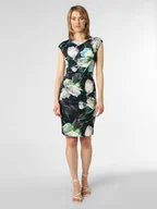 Sukienki - Swing - Damska sukienka wieczorowa, niebieski|wielokolorowy - miniaturka - grafika 1