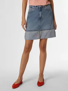 Esprit Casual - Jeansowa spódnica damska, niebieski - Spódnice - miniaturka - grafika 1
