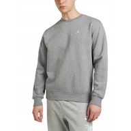 Bluzy sportowe męskie - Bluza na co dzień męska NIKE JORDAN BROOKLYM FLEECE ocieplana bez kaptura - miniaturka - grafika 1