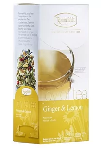 Ziołowa herbata Ronnefeldt Joy Of Tea Ginger & Lemon 15x4g - Herbata - miniaturka - grafika 1