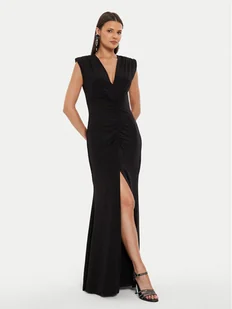 Rinascimento Sukienka wieczorowa CFC0119825003 Czarny Regular Fit - Sukienki - miniaturka - grafika 1