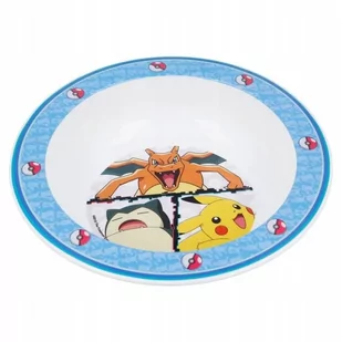 POKEMON Zestaw Obiadowy Talerz Miska Kubek bez BPA - Zestawy naczyń dla dzieci - miniaturka - grafika 1