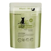 Mokra karma dla kotów - Catz finefood mokra karma dla kota Classic Adult No. 05 Łosoś i drób 6x300 g - miniaturka - grafika 1