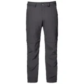 Spodenki męskie - Jack Wolfskin Męskie Spodnie Canyon Zip Off Pants Kurtka, Asfalt, Małe - miniaturka - grafika 1