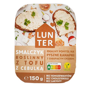 Produkty wegańskie i wegetariańskie - Lunter - Smalczyk roślinny z tofu z cebulka - miniaturka - grafika 1